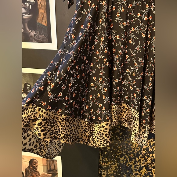 Rebecca Taylor Scarlett Tie-Sleeved Mini Dress - Picture 6 of 11